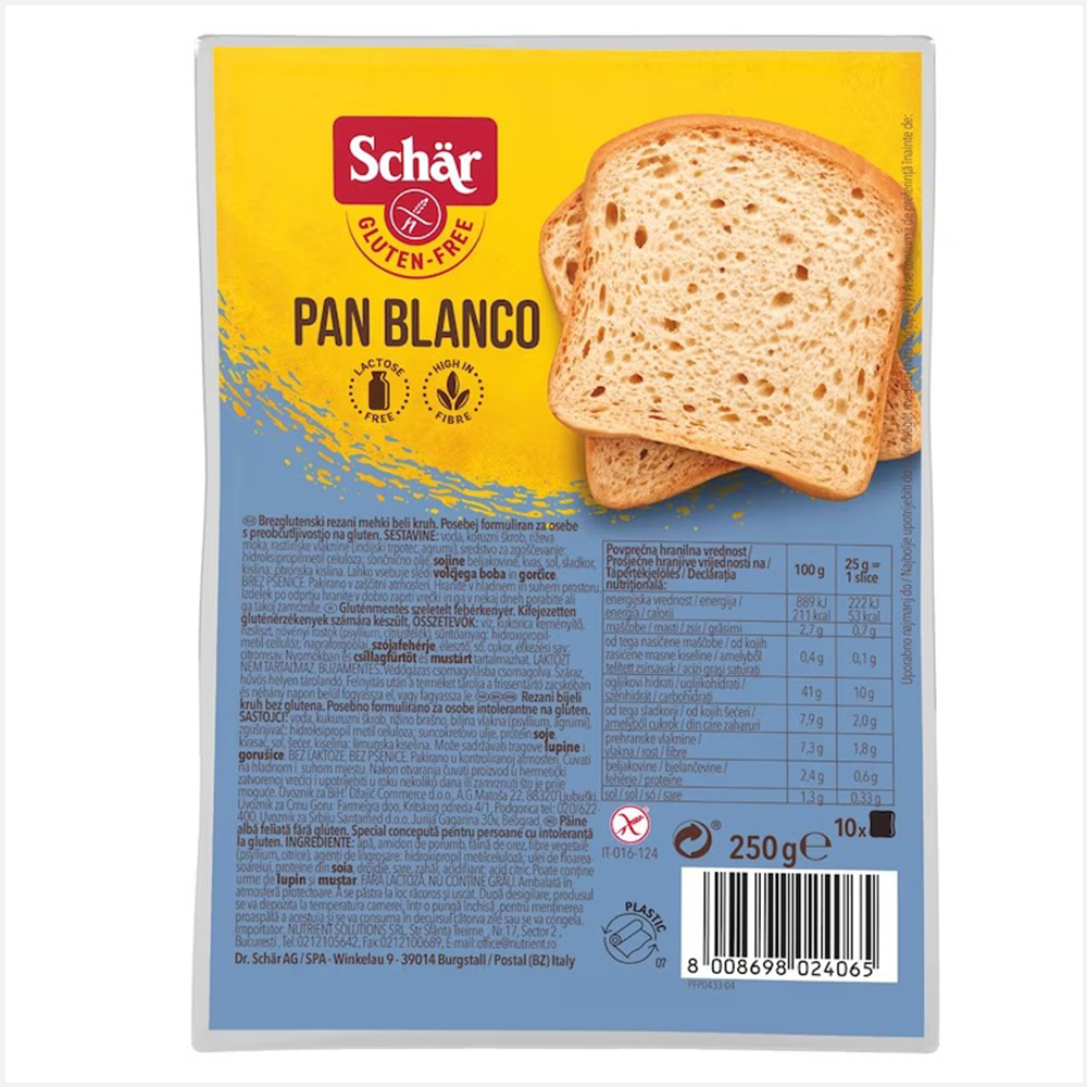 Dr.Schar Pan Blanco Bread