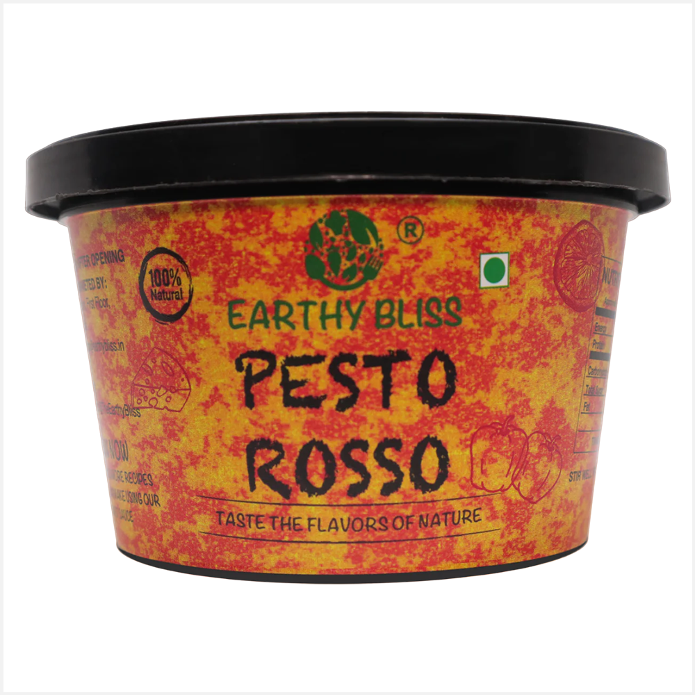 Earthy Bliss Pesto Rosso Pasta Sauce