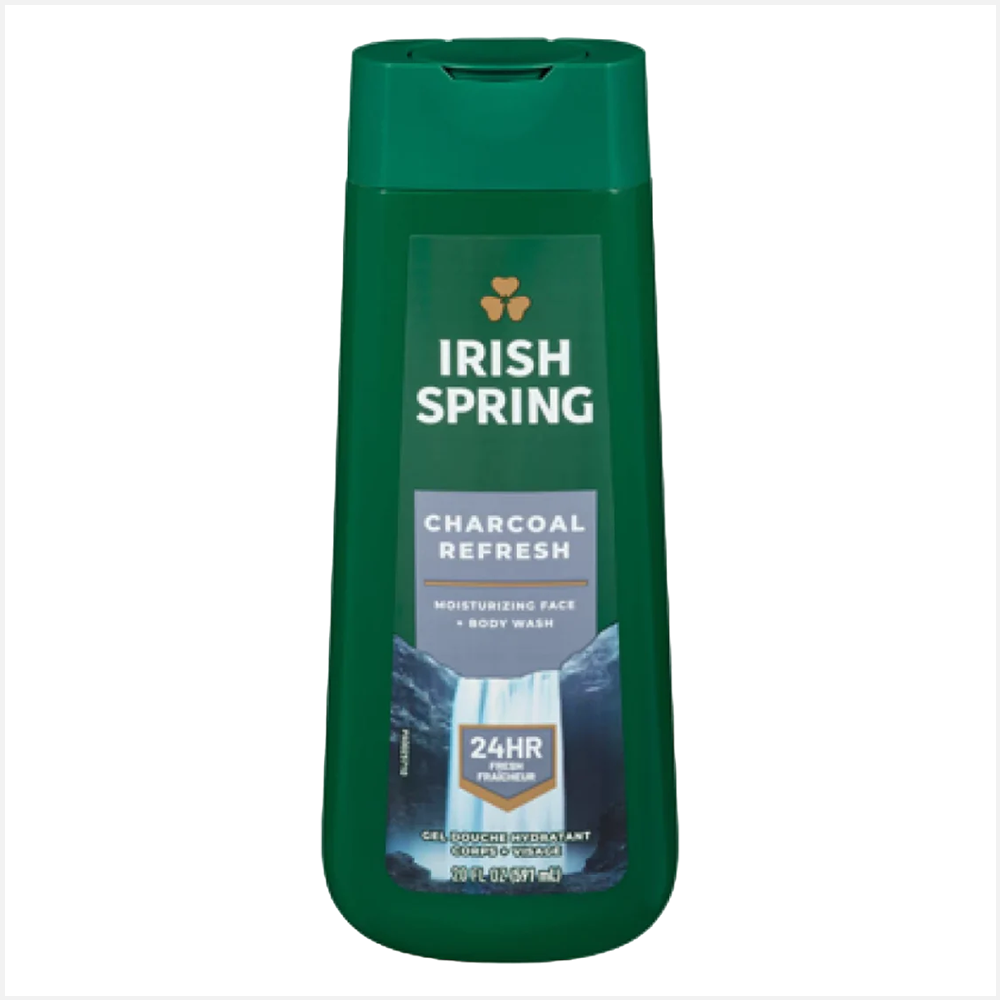 Irish Spring Charcol Refresh Body Wash-Men