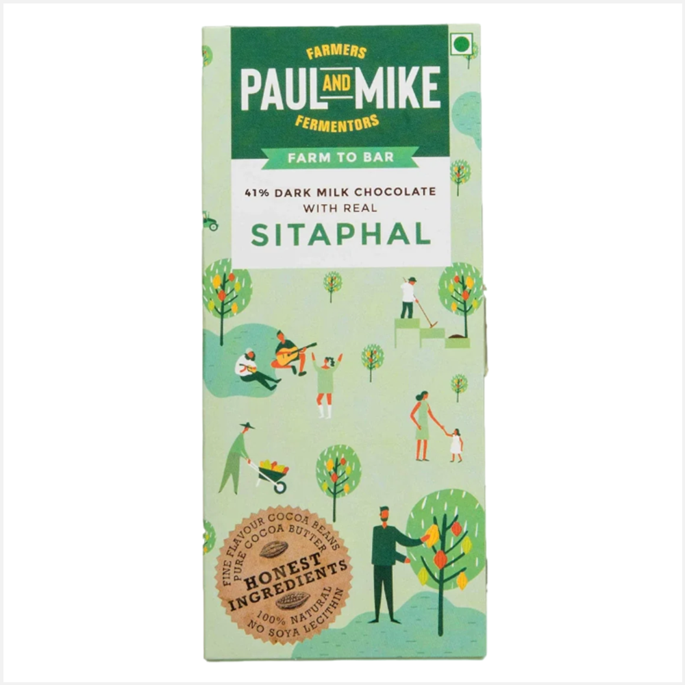 Paul & Mike 41% Fine Milk Real Sitaphal Chocolates