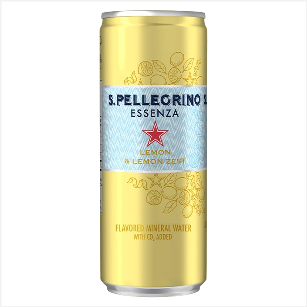 S.Pellegrino Essenza Lemon & Lemon Zest Flavoured  Mineral Water