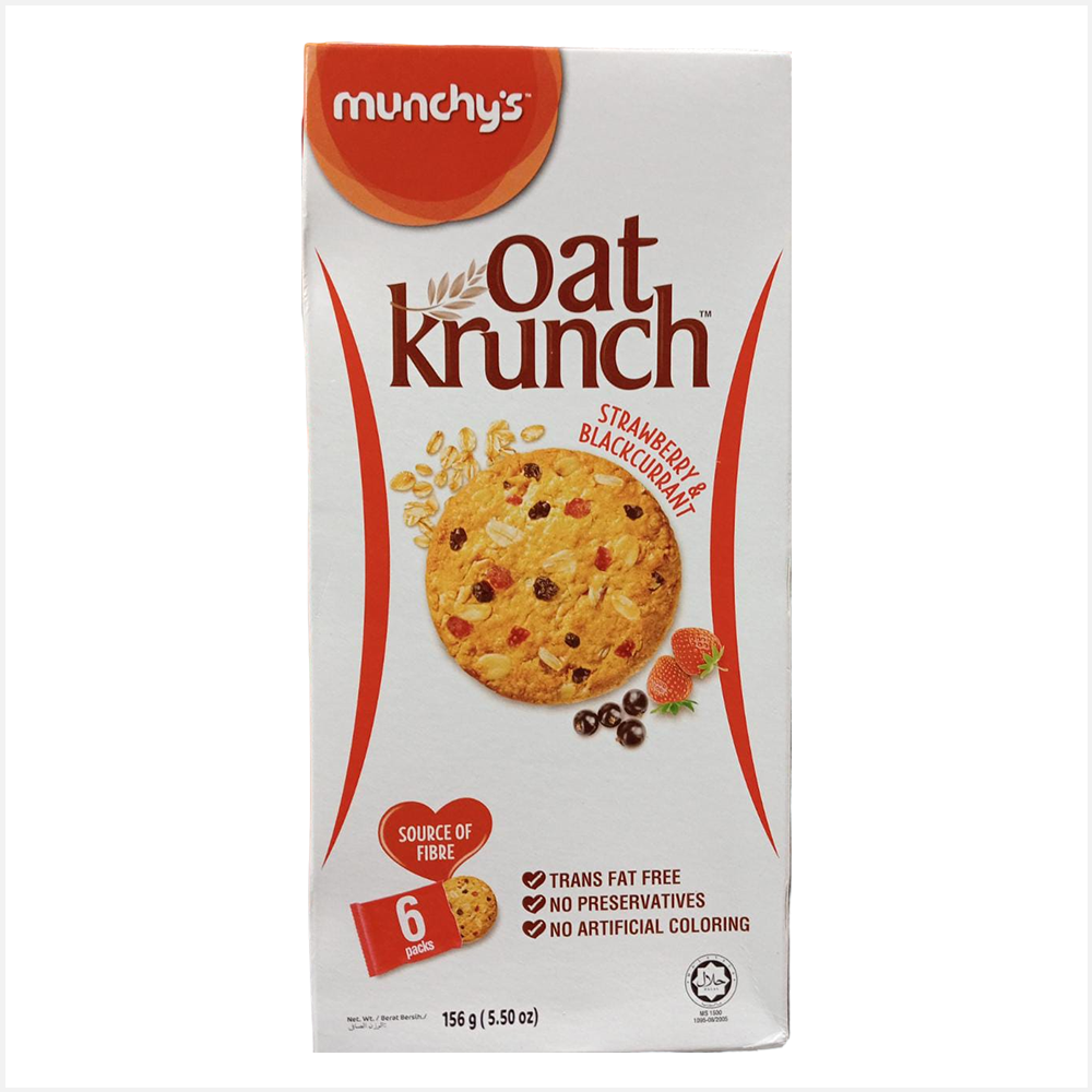 Munchy's Oat Krunch Strawberry & Blackcurrent