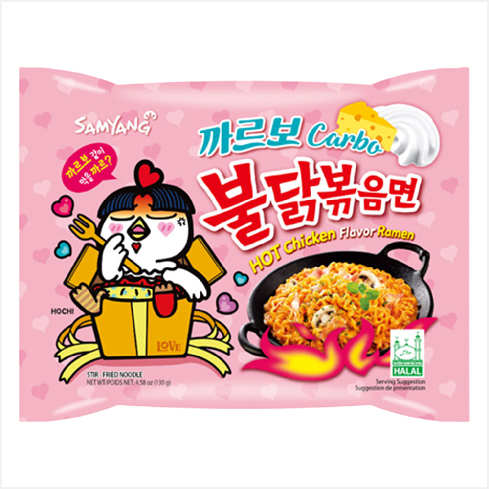 Samyang Buldak Carbonara Hot Chicken Flavour Ramen