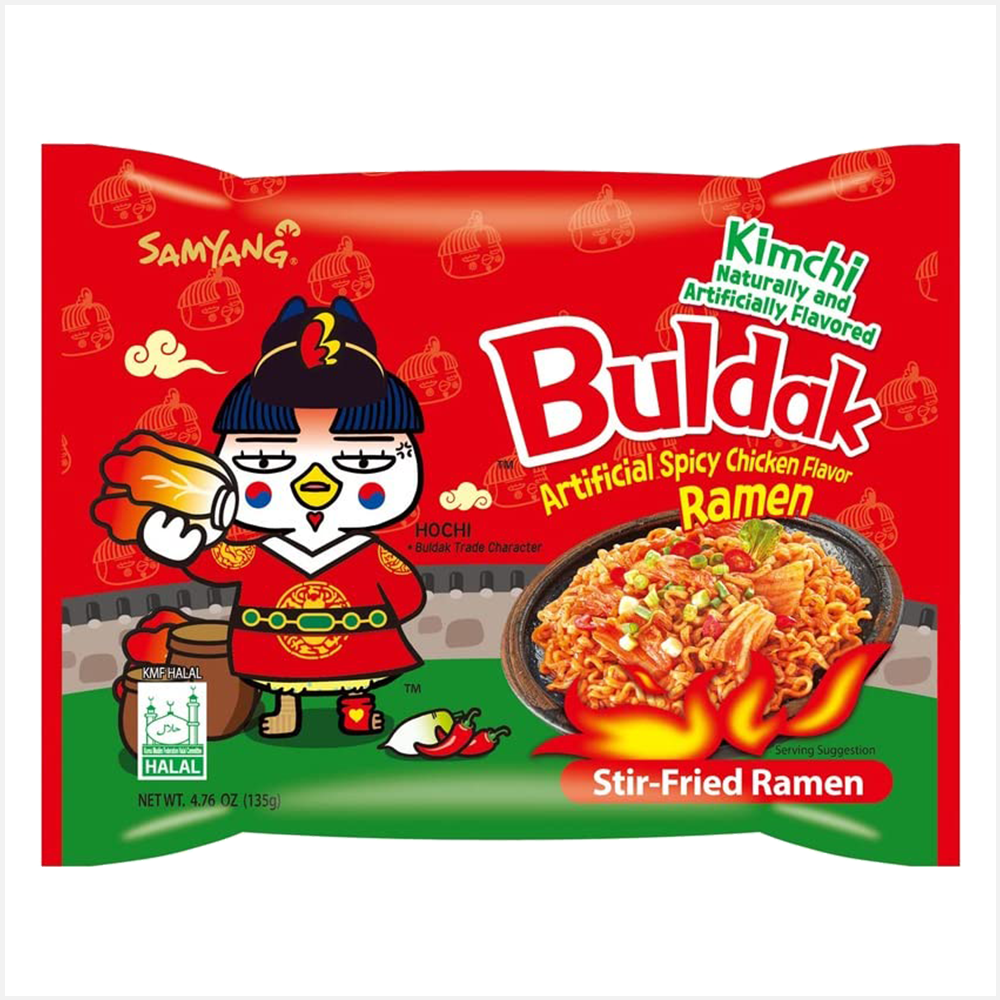 Samyang Hot Buldak Chicken Ramen Kimchi