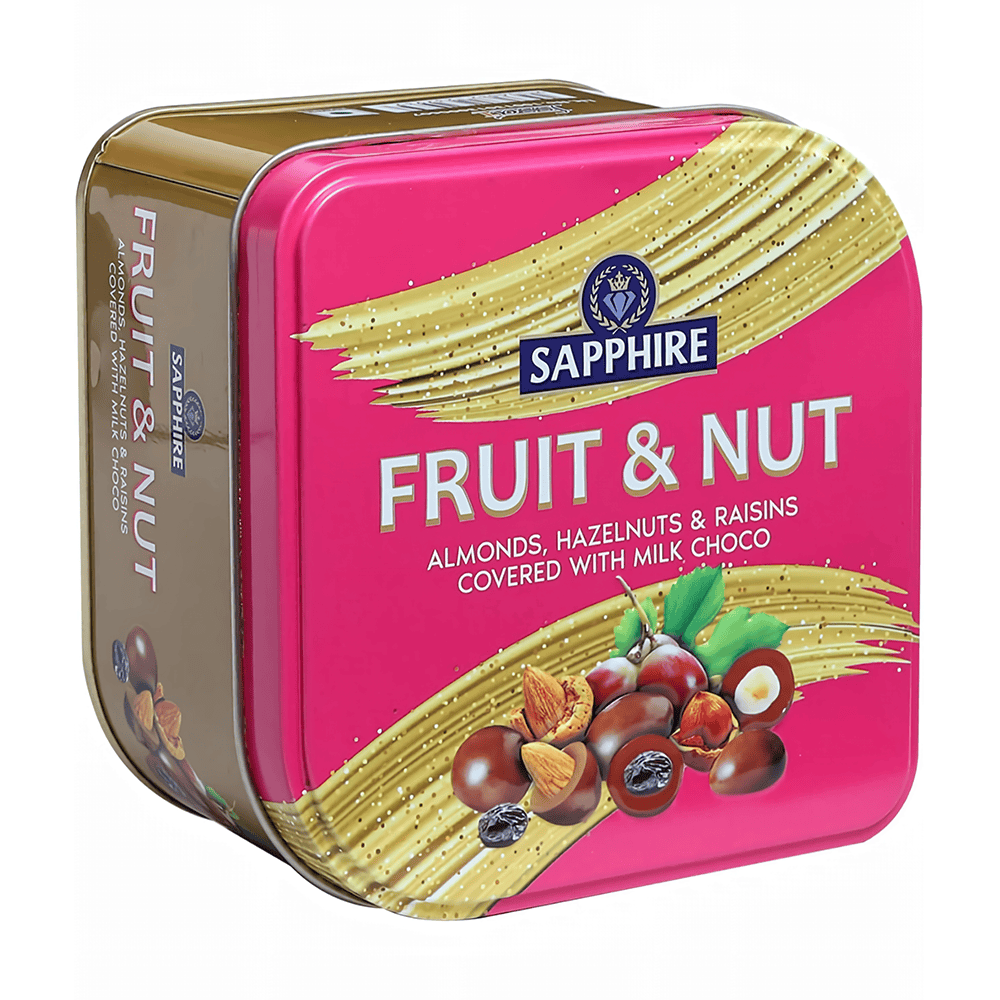 Sapphire Fruit & Nut Covered with Milk Choco 90g