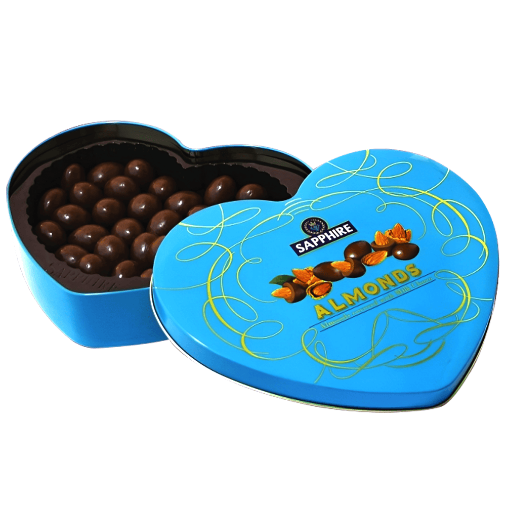 Sapphire Almonds Covered With Milk Choco - 160g
