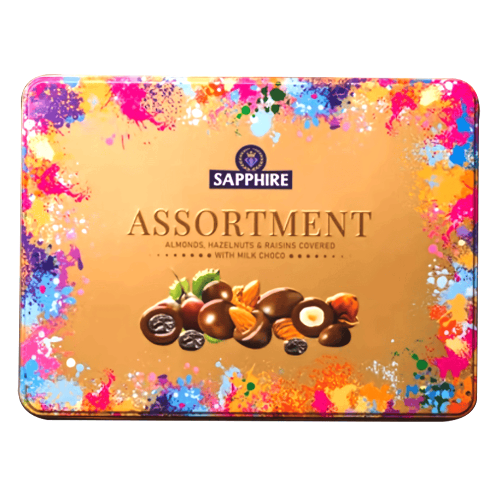 Sapphire Chocolate Coated Nuts Gold Assorted - 350g