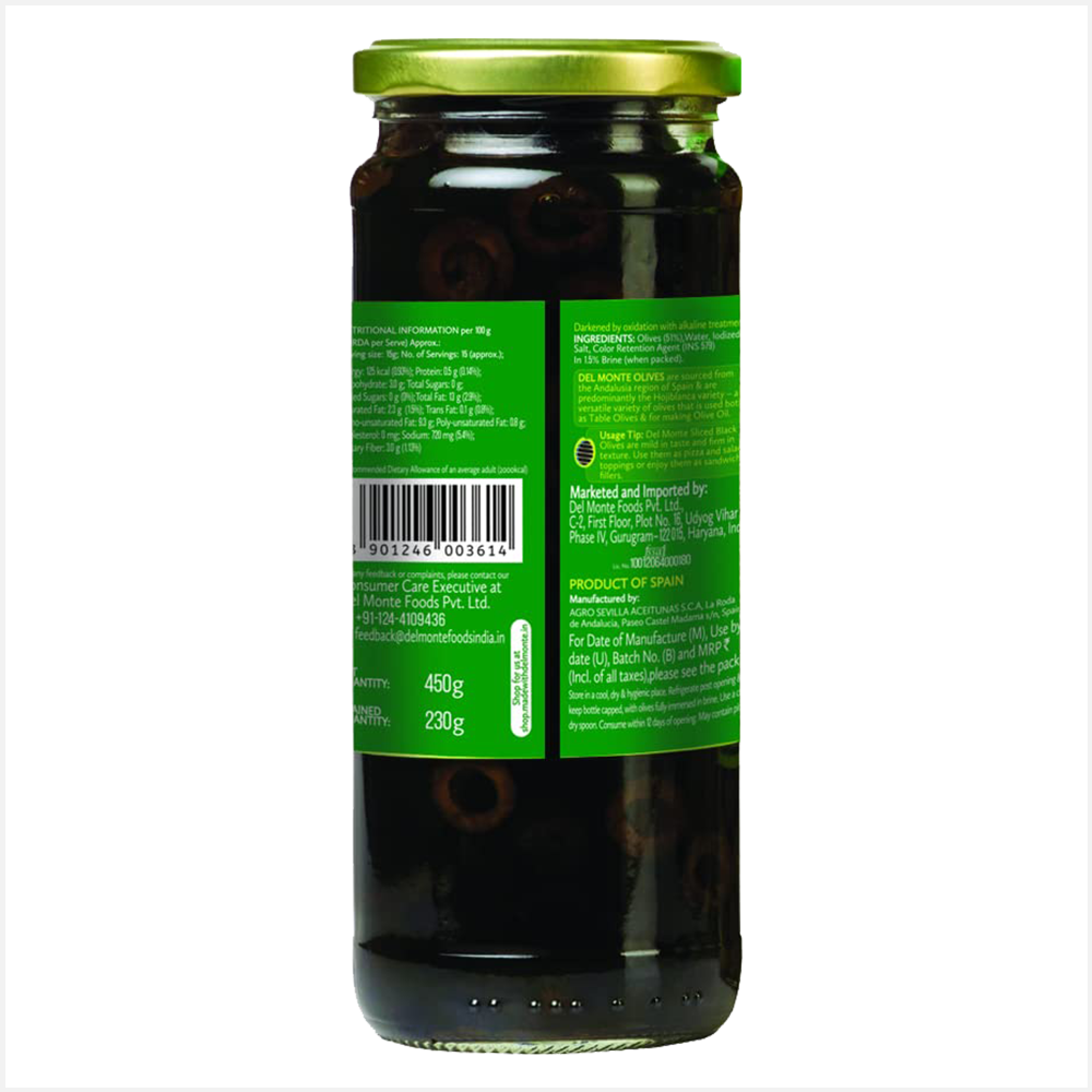 Del Monte Sliced Black Olives