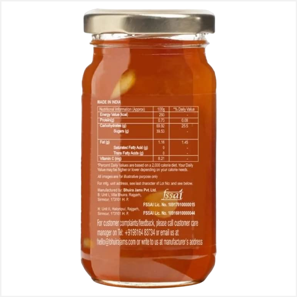 Bhuira No Added Apricot Natural Jam