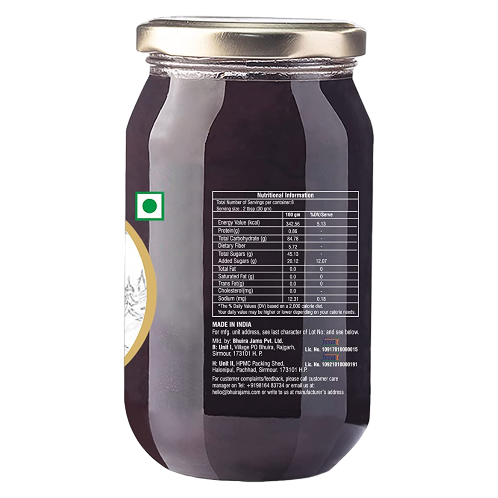 Bhuira Black Cherry Natural Jam