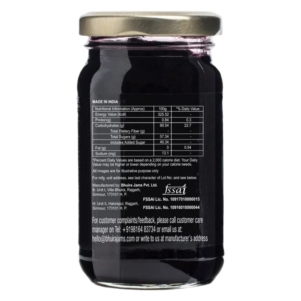 Bhuira Blueberry & Mixed Fruit Natural Jam