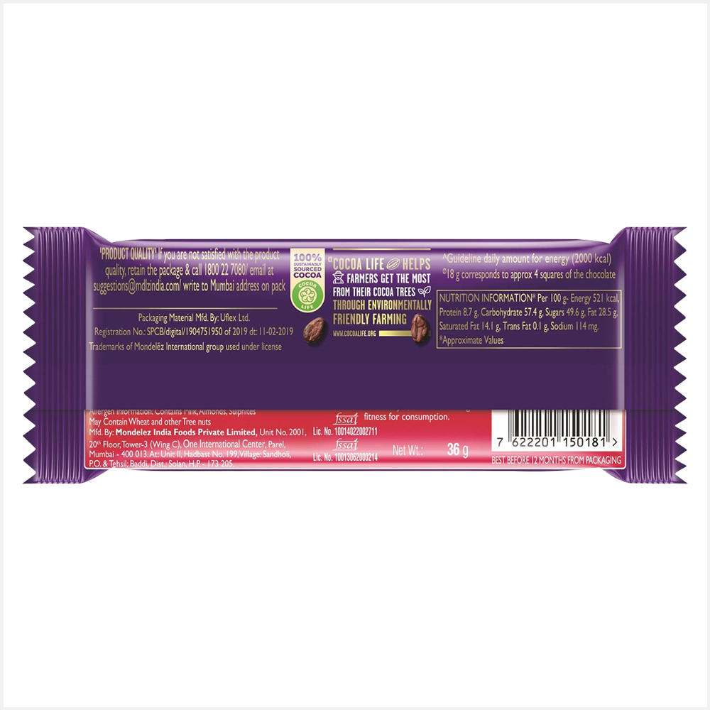 Cadbury Milk Fruit & Nut