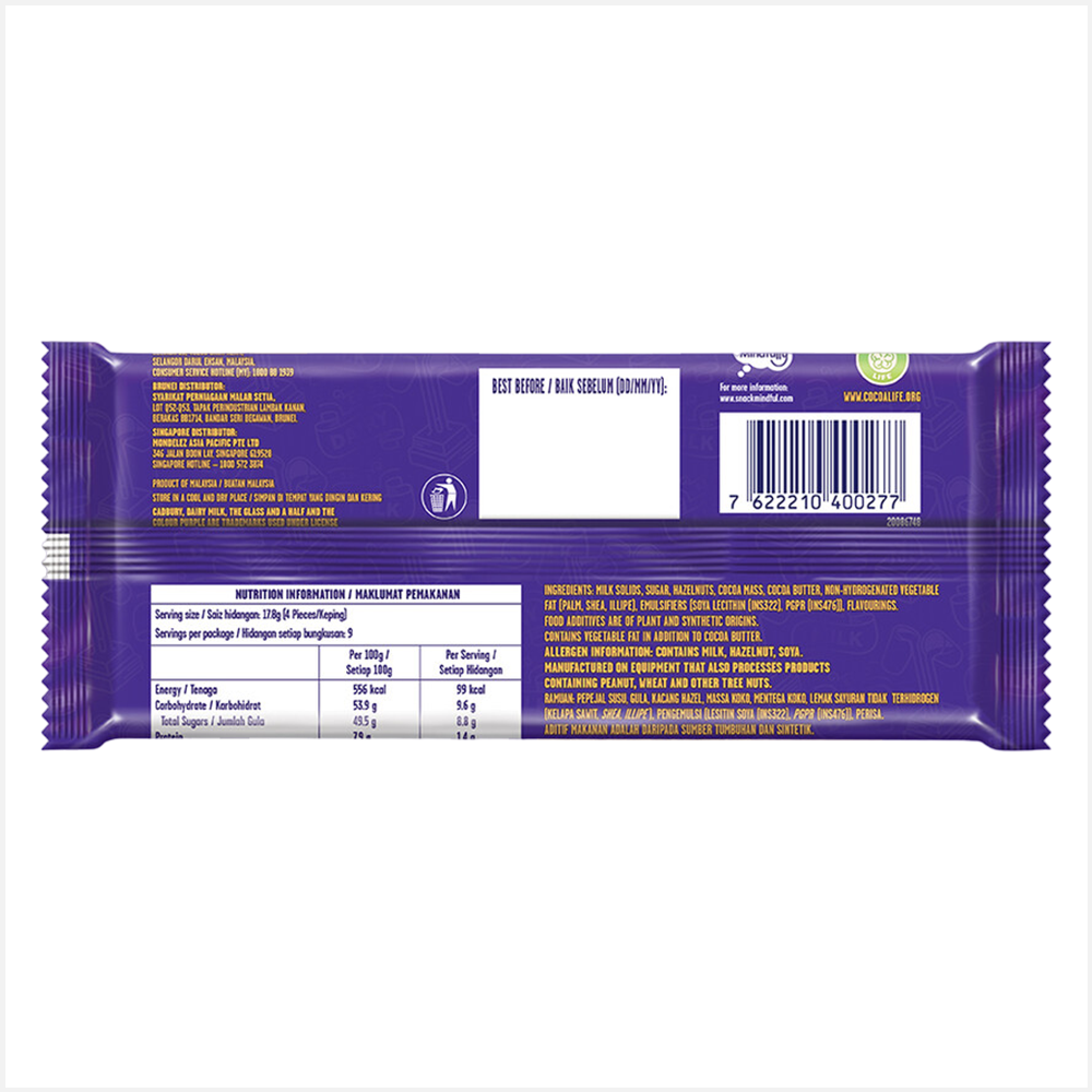 Cadbury Milk Hazelnut