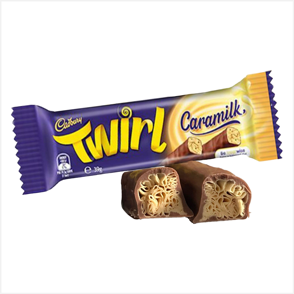 Cadbury Twirl Caramilk chocolate Bar