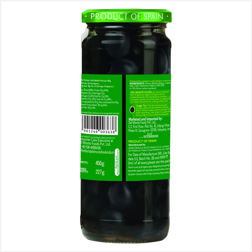 Del Monte Pitted Black Olives