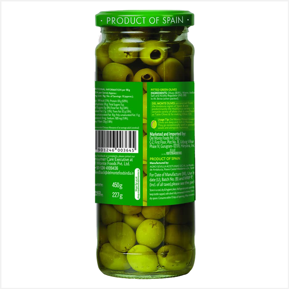 Del Monte Pitted Green Olives