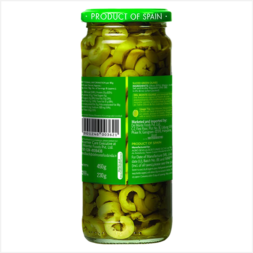 Del Monte Sliced Green Olives