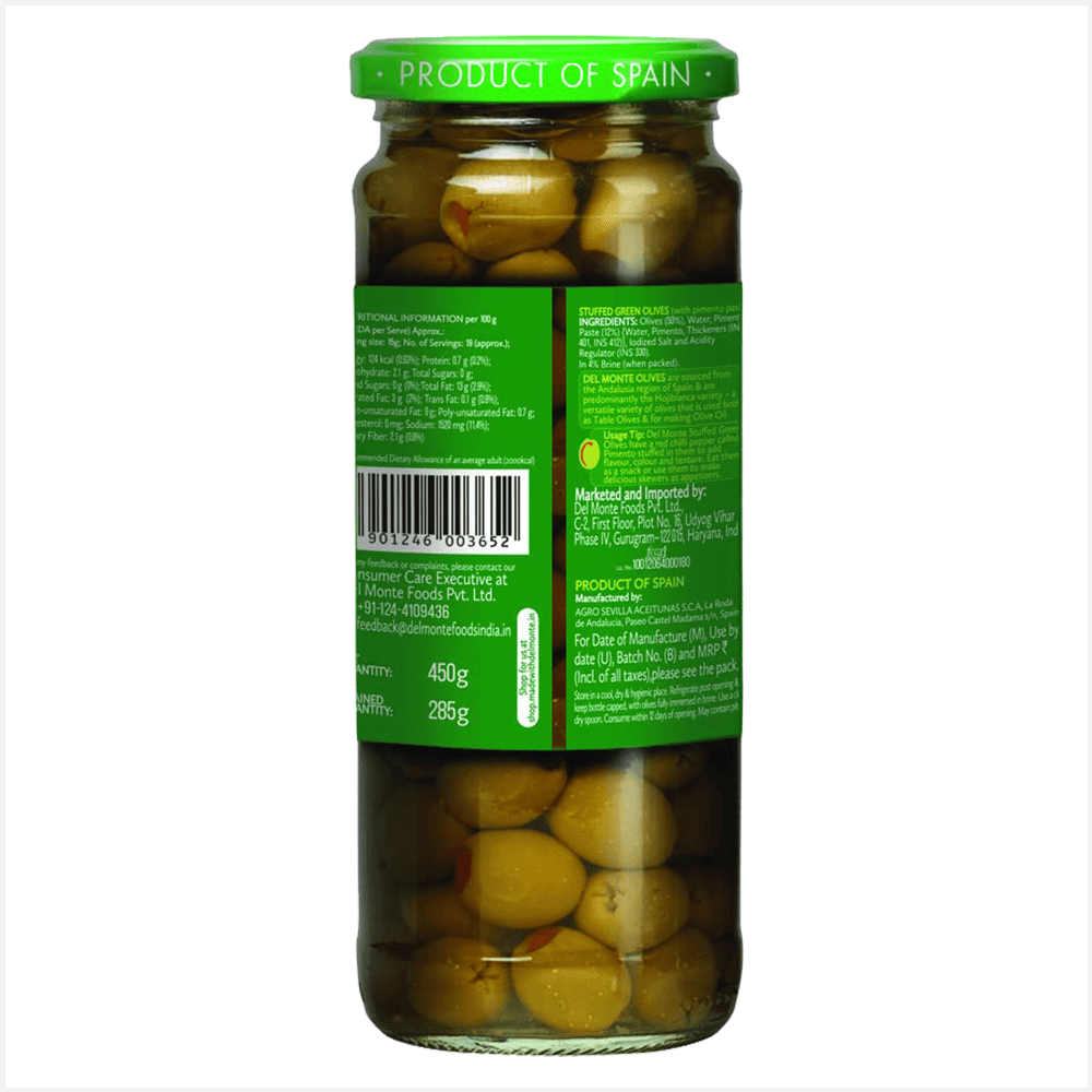 Del Monte Stuffed Green Olives