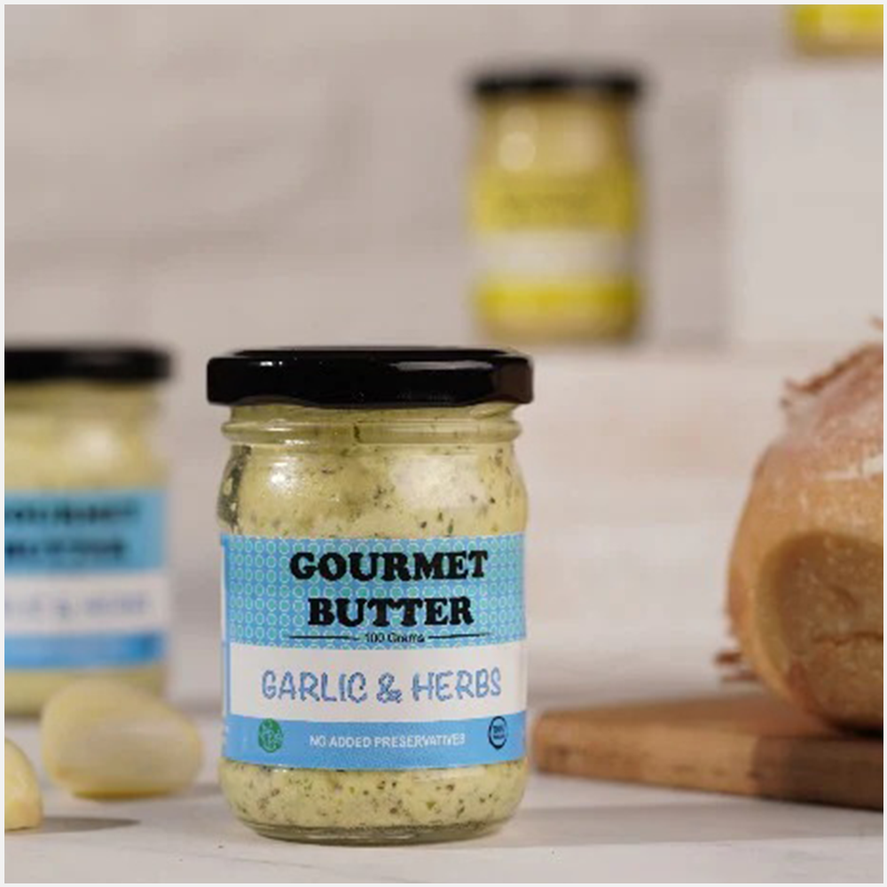 Earthy Bliss Garlic & Herbs Butter