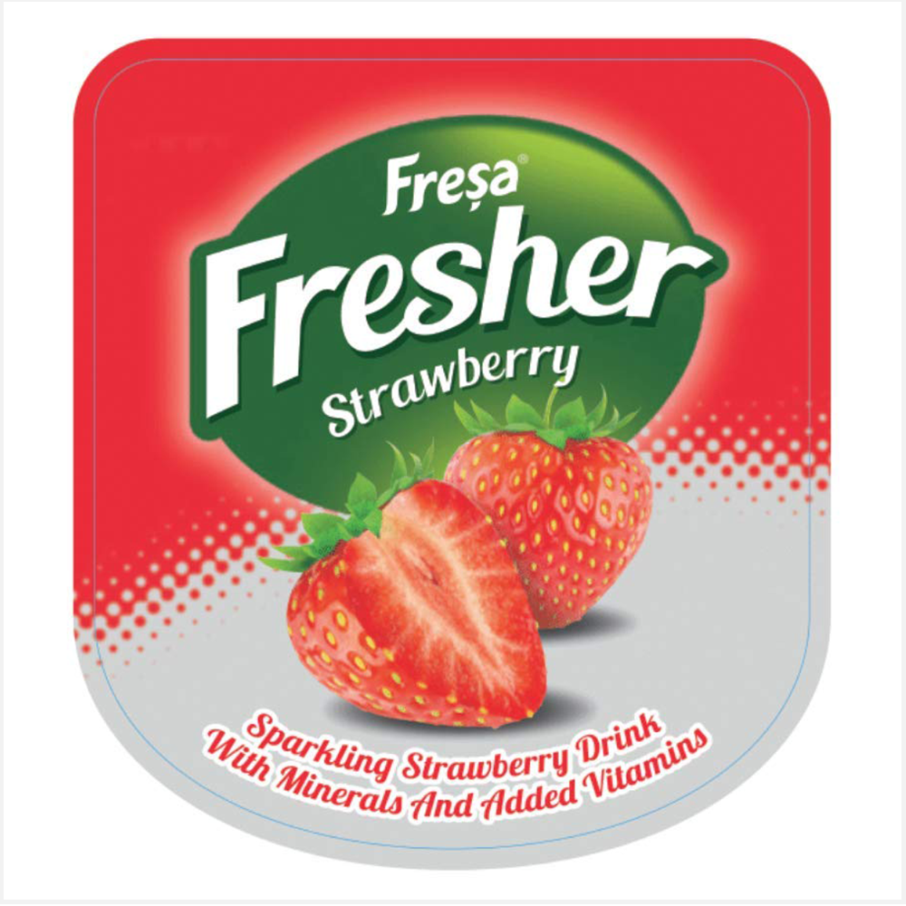 Fresher Sparkling Mineral Water Watermelon & Strawberry