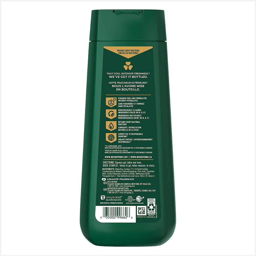 Irish Spring Aloe Mist Body Wash-Men