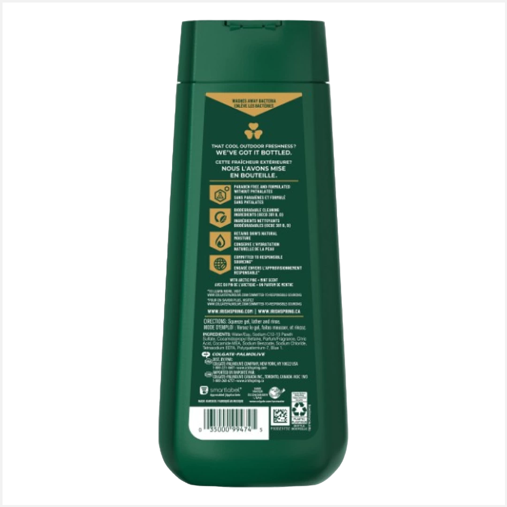 Irish Spring Mountain Chill Body Wash-Men