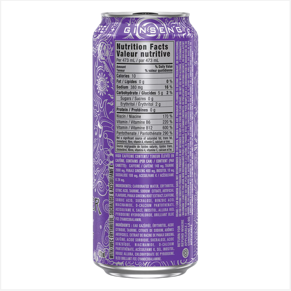 Monster Energy Ultra Violet Energy Drink