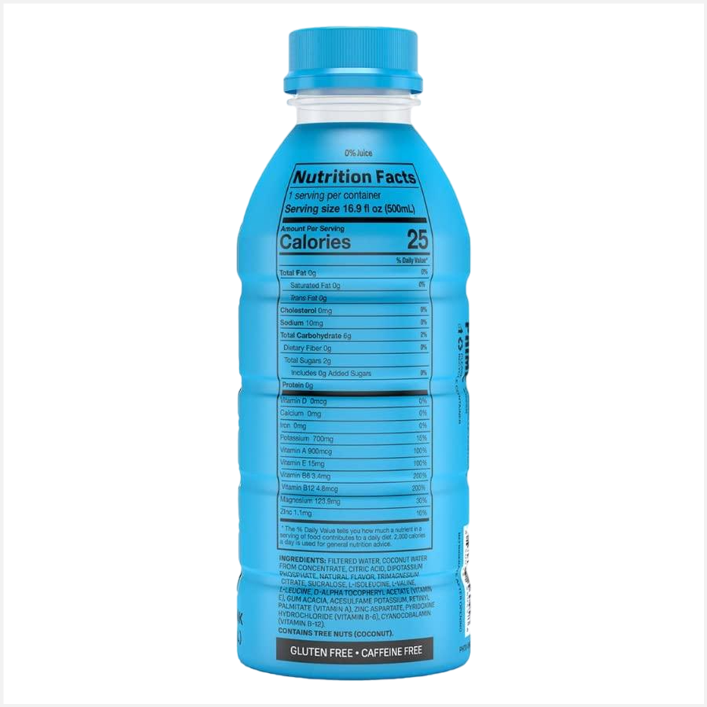 Prime Blue Rasberry Hydration Drink