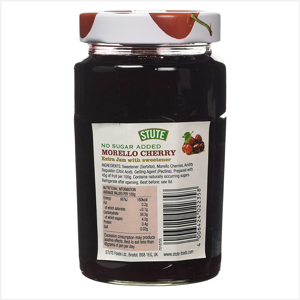 Stute Diabetic Morello Cherry Extra Jam