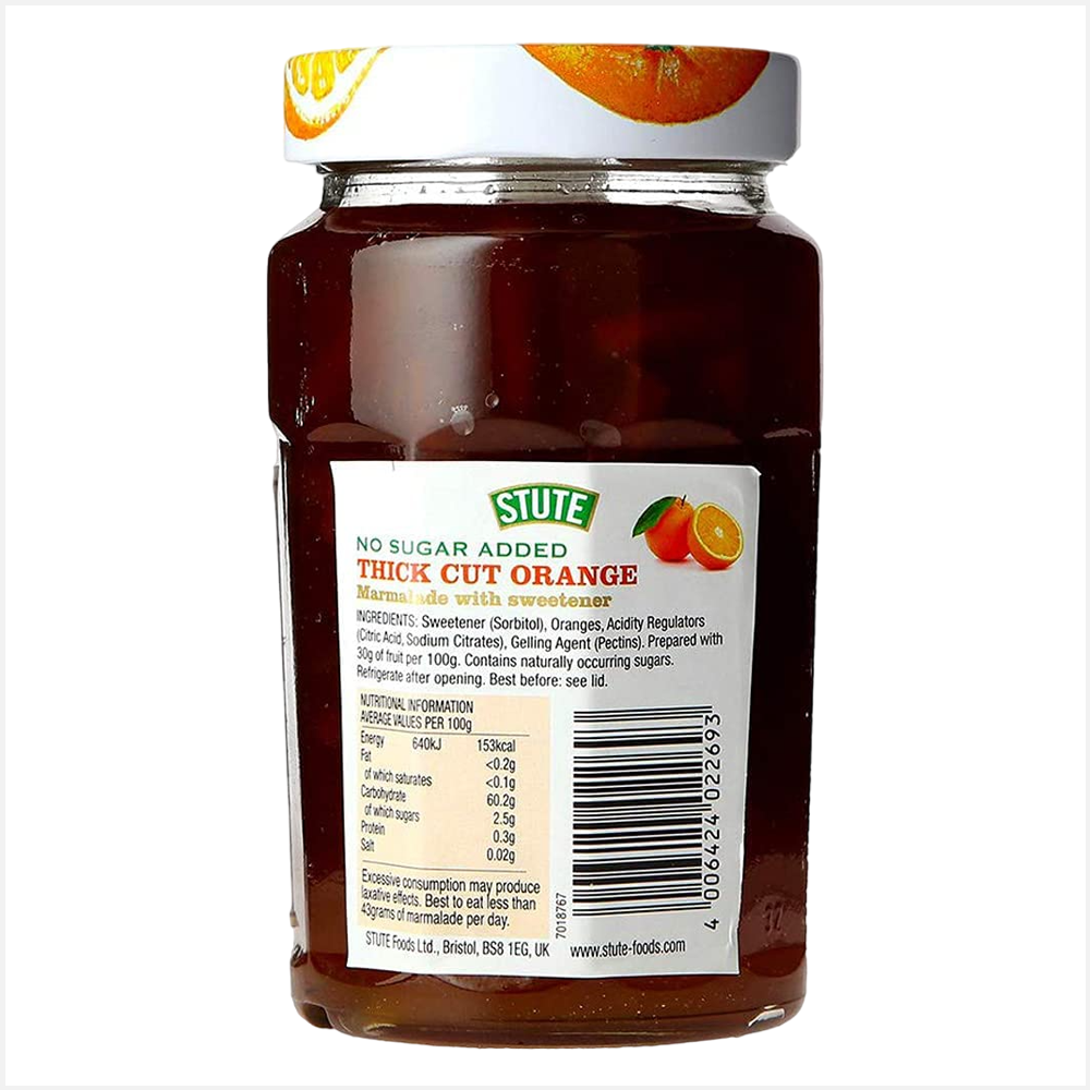 Stute Thick Cut Orange Marmalade Bottle