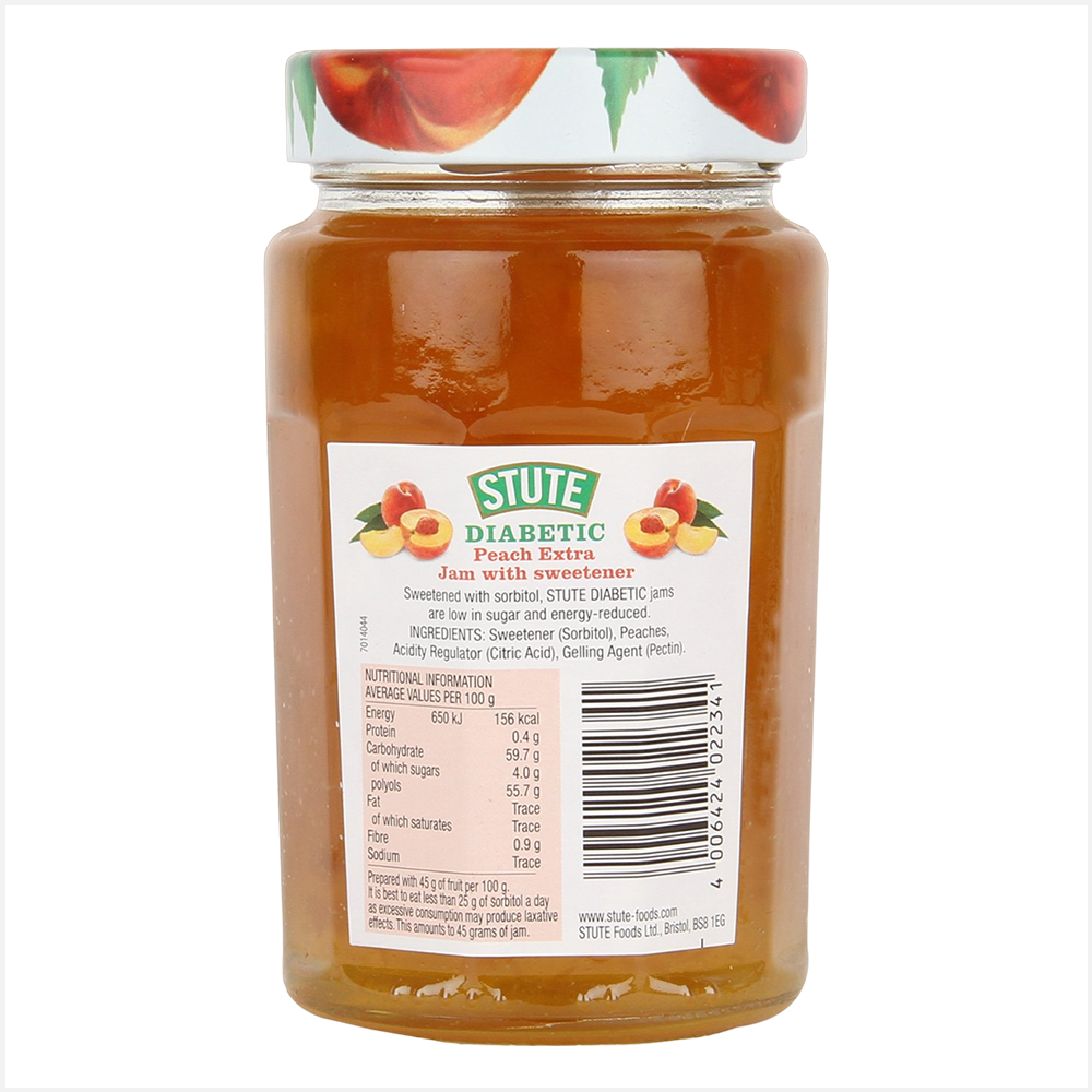 Stute Diabetic Peach Extra Jam