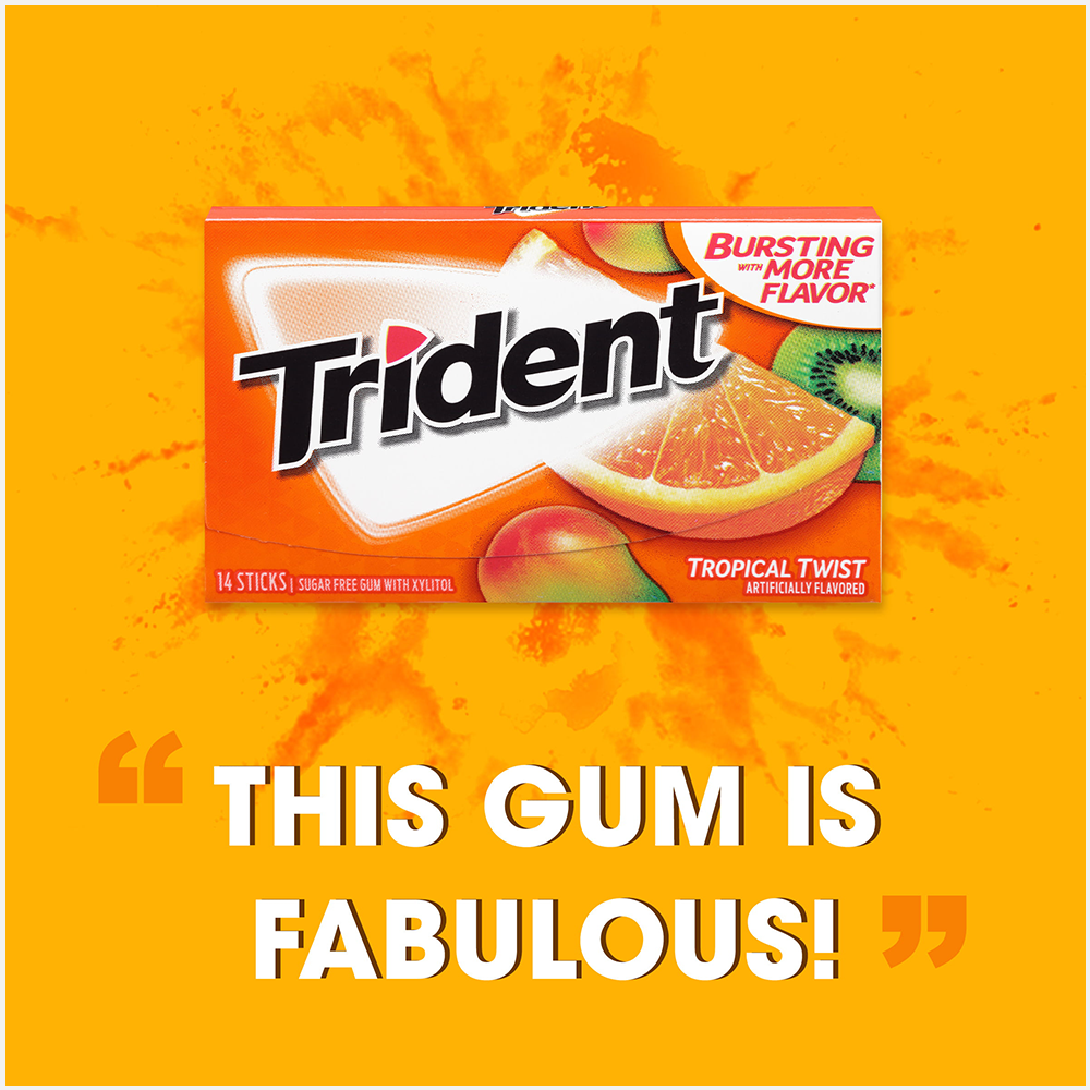 Trident Tropical Twist Flavour Gum