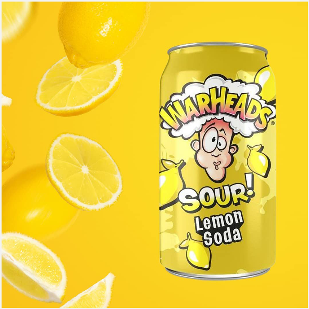 Warheads Sour Lemon Soda