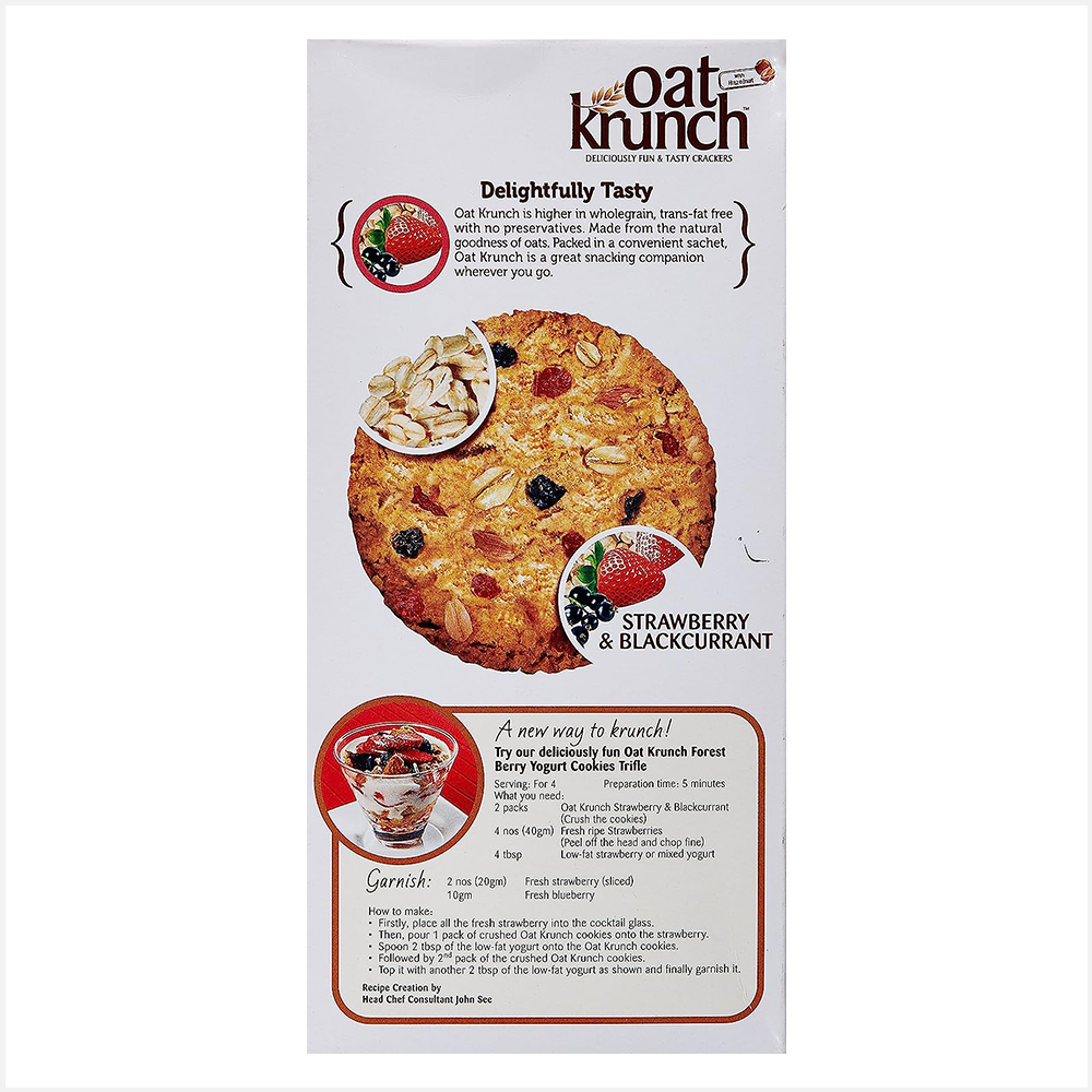 Munchy's Oat Krunch Strawberry & Blackcurrent