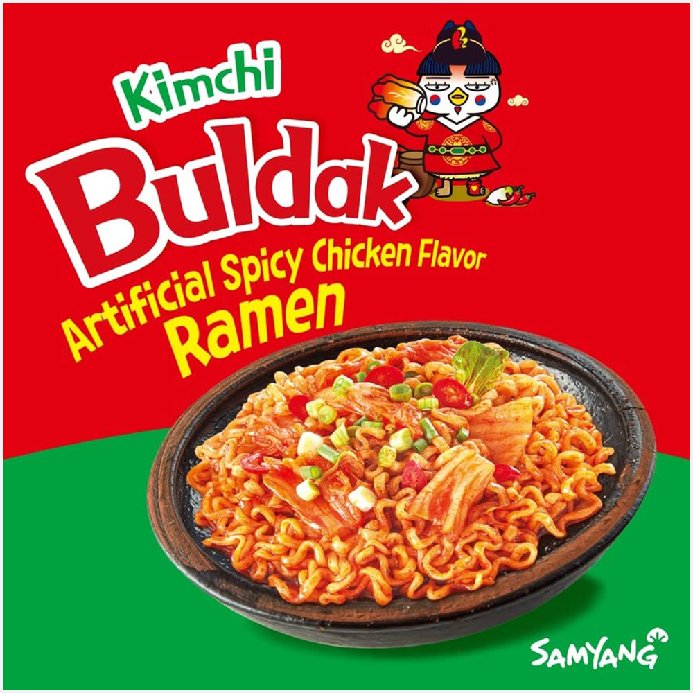 Samyang Hot Buldak Chicken Ramen Kimchi