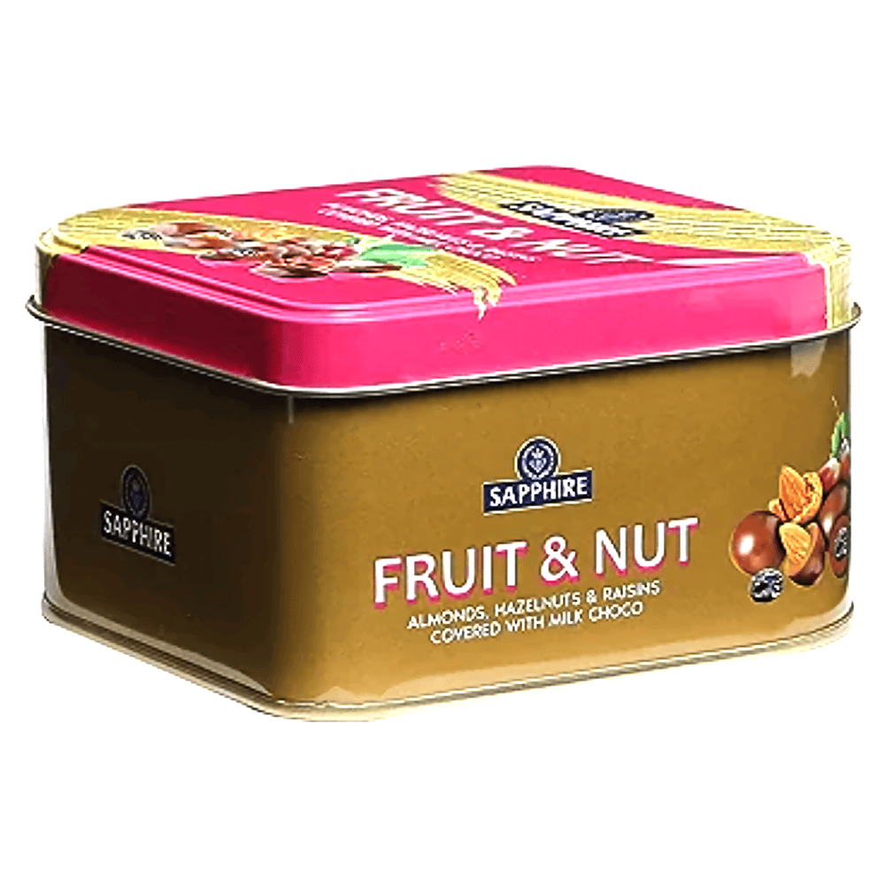 Sapphire Fruit & Nut Covered with Milk Choco 90g