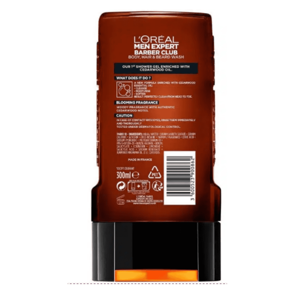 Lorel Men Expert Babberclub Shampoo Cum Body Wash-Men- (300 Ml)