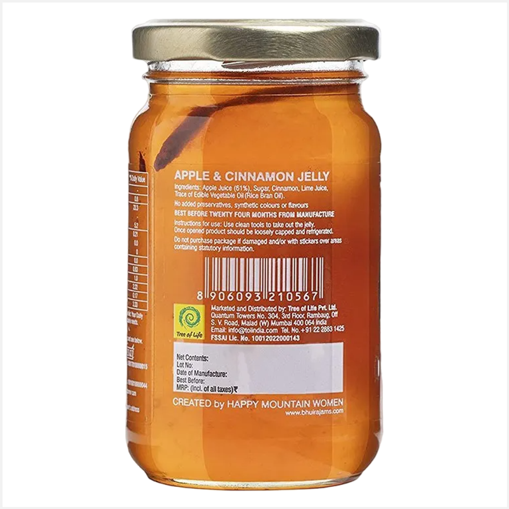 Bhuira Apple & Cinnamon Natural Jam