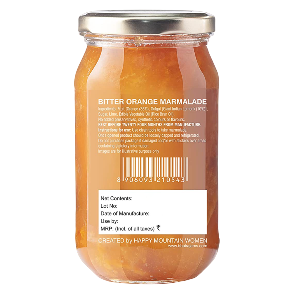 Bhuira Bitter Orange Natural Jam