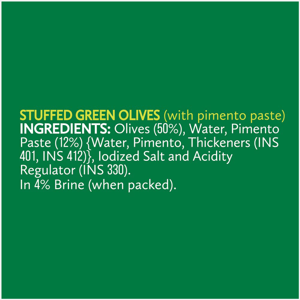 Del Monte Stuffed Green Olives