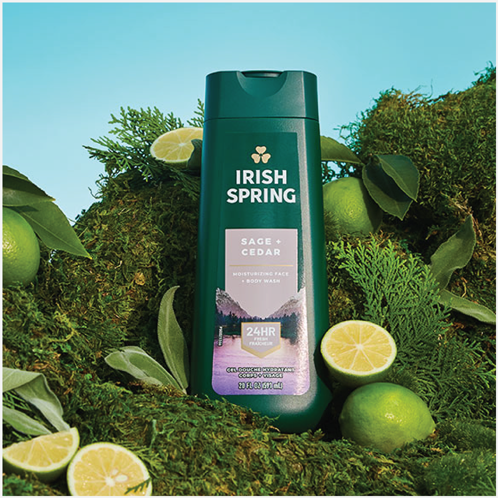 Irish Spring Sage Cedar Body Wash-Men