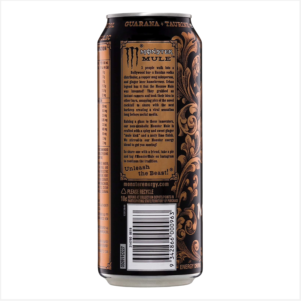 Monster Ginger Brew Mule Energy Drink