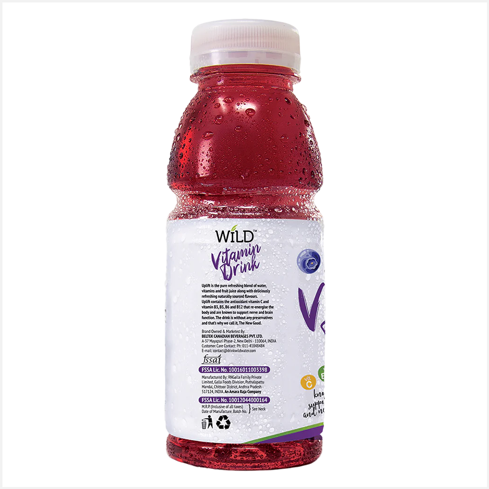 Wild Vitamin Drink Uplift Blueberry