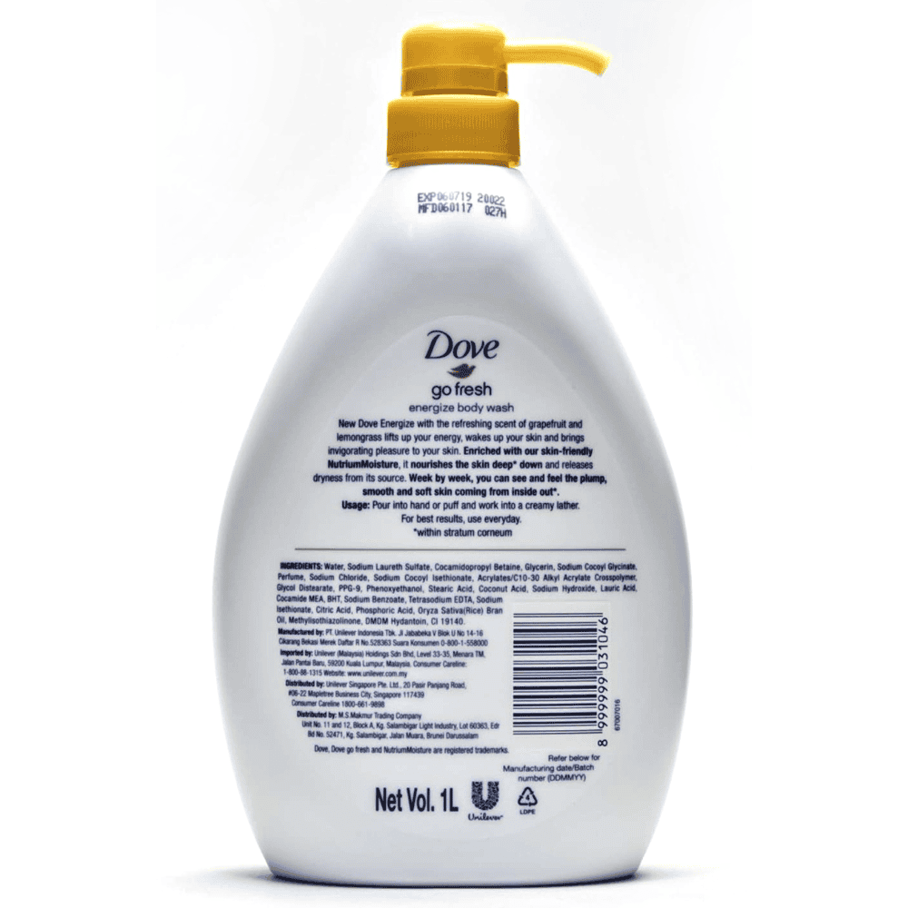 Dove Nutrium Moisture lemon Body Lotion-Women- (1000 Ml)