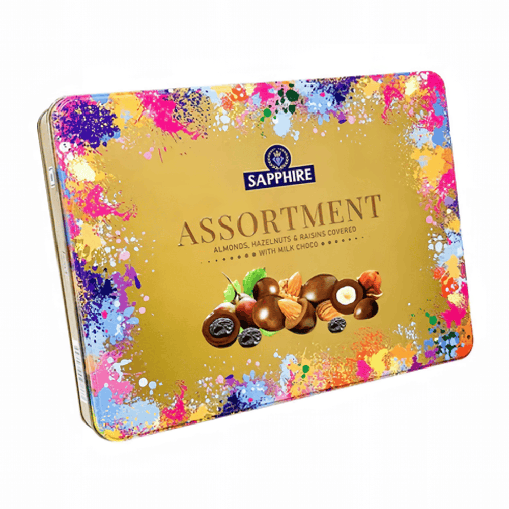 Sapphire Chocolate Coated Nuts Gold Assorted - 350g