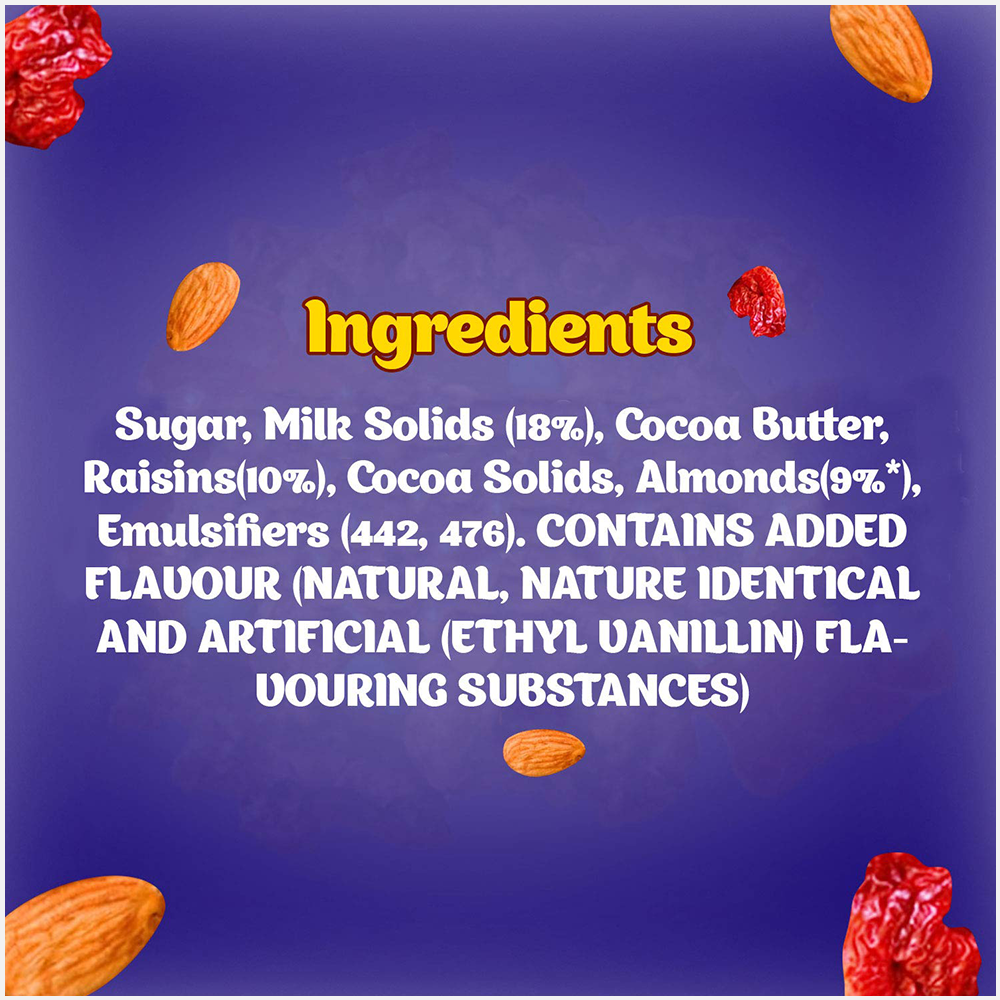 Cadbury Milk Fruit & Nut