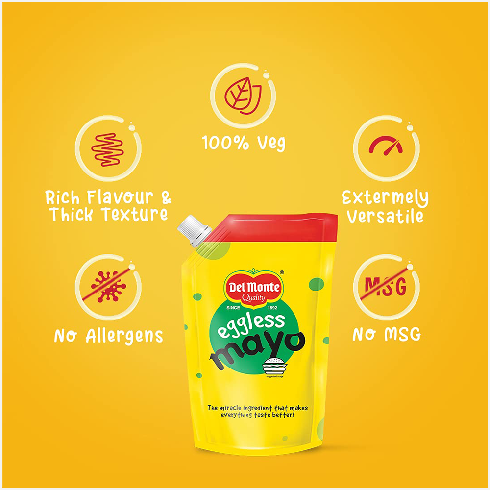 Del Monte Mayonnaise - Eggless Spout 500 GMS