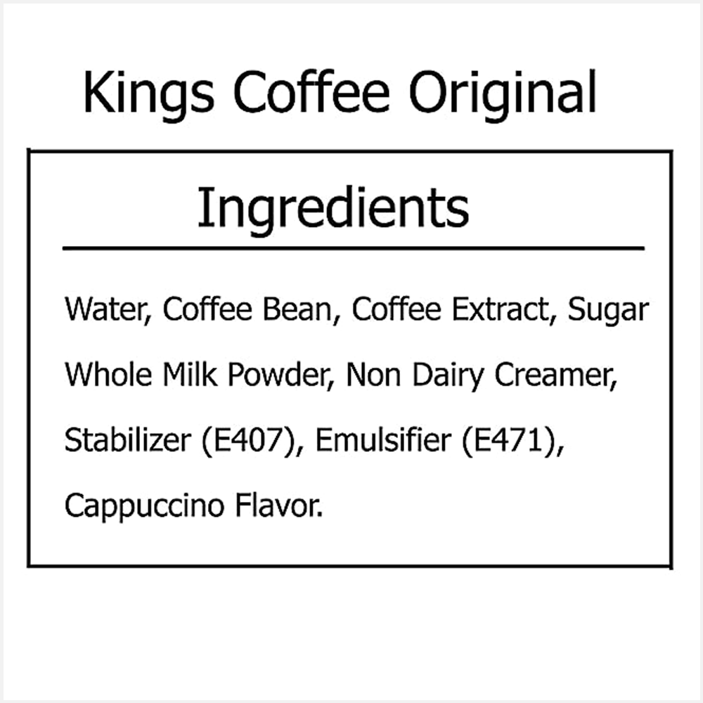 Kings Coffee Premium Vanilla Cold Coffee