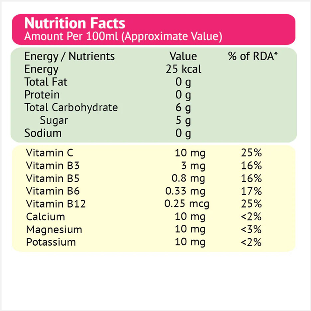 Wild Vitamin Drink Dragonfruit B12