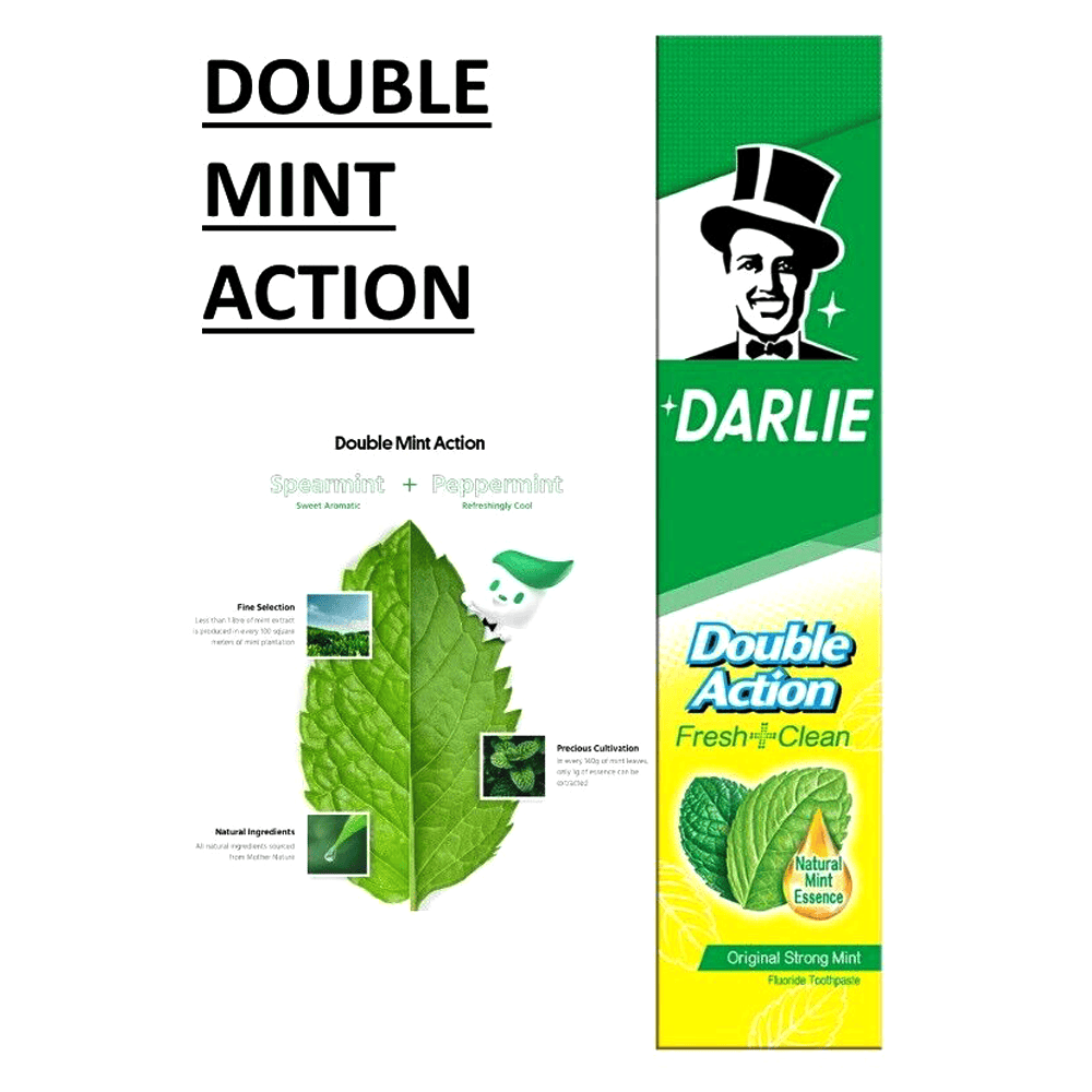 Darlie Double Action Mint Toothpaste-Unisex- (250 Ml)